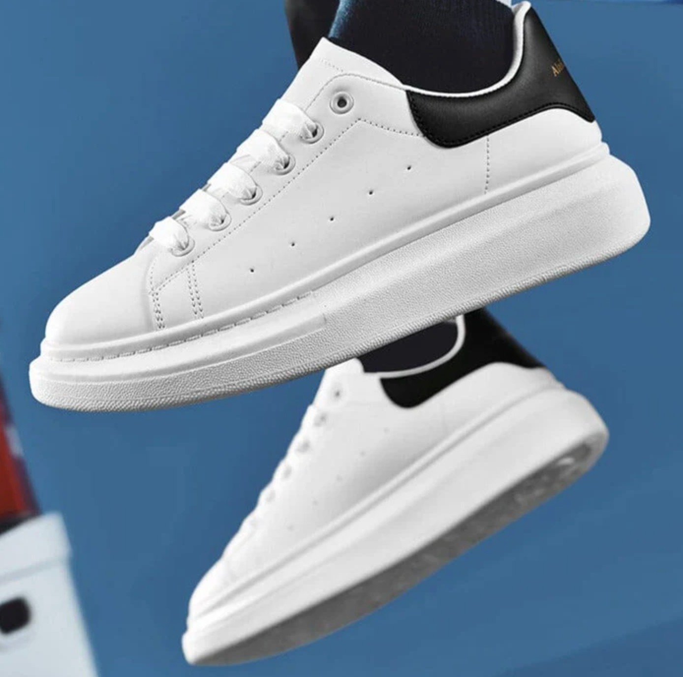 Tênis Masculino Casual de Couro Volutto