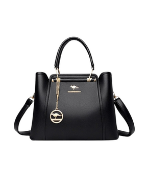 Bolsa Média Feminina de Couro Belle Éclat