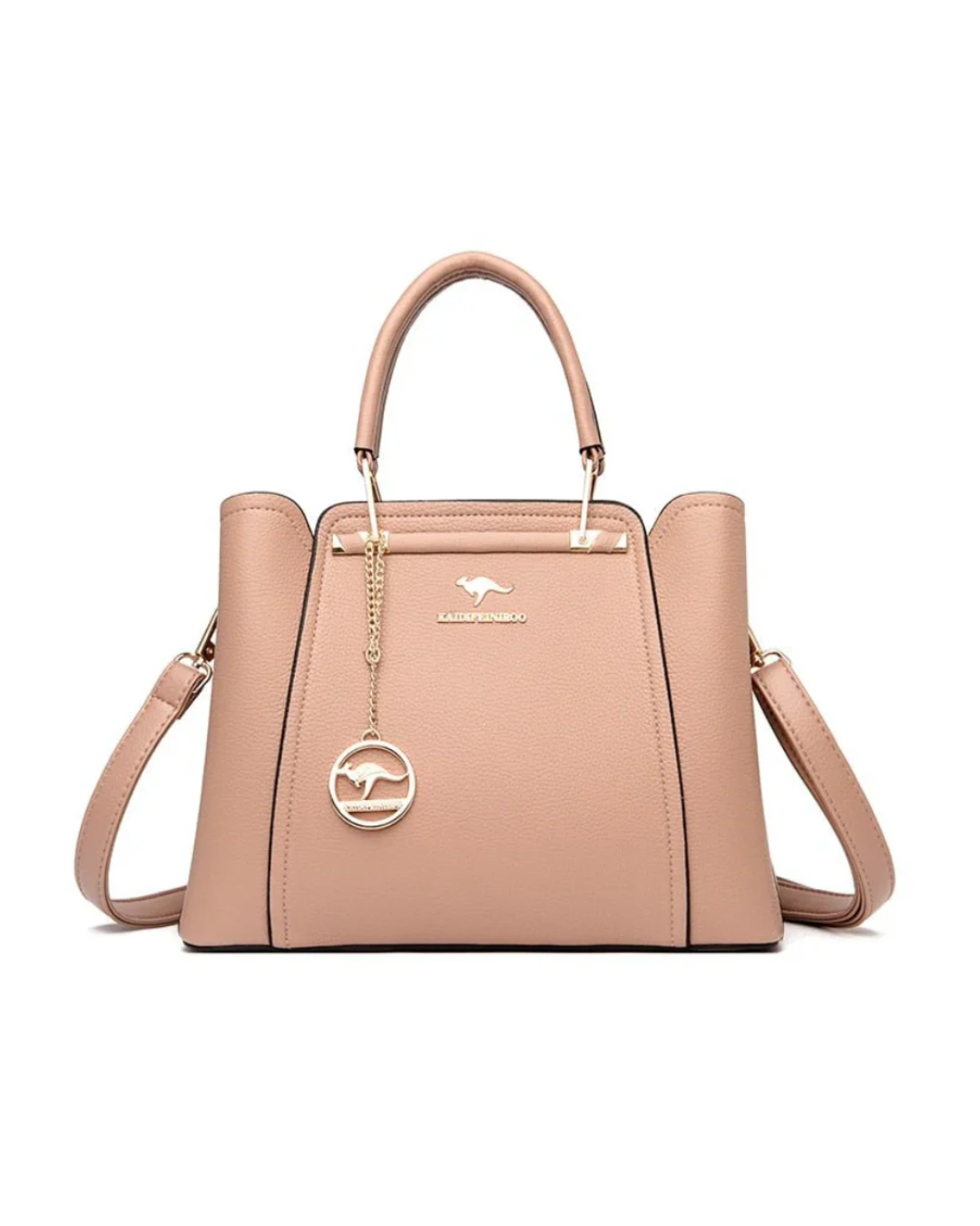 Bolsa Média Feminina de Couro Belle Éclat
