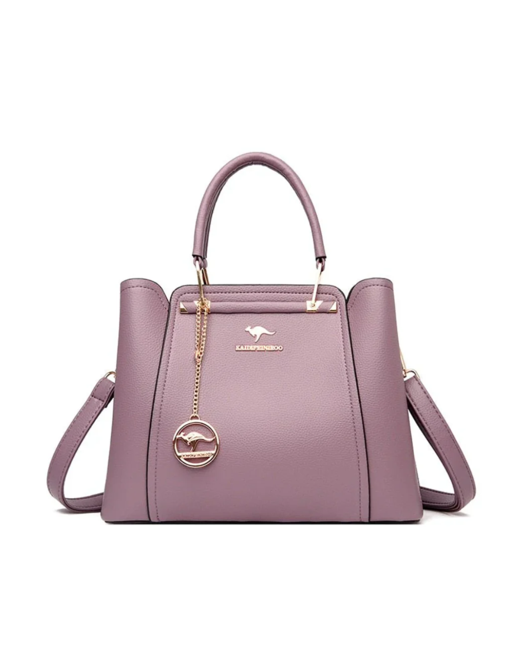 Bolsa Média Feminina de Couro Belle Éclat