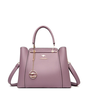Bolsa Média Feminina de Couro Belle Éclat