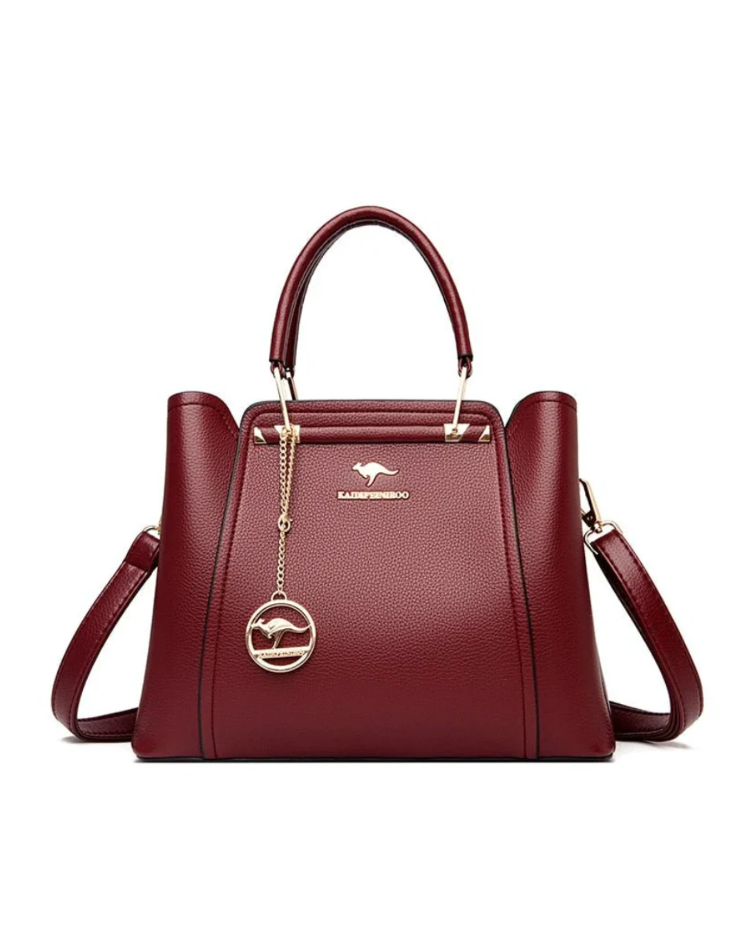 Bolsa Média Feminina de Couro Belle Éclat